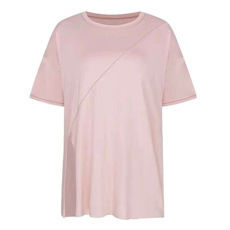 スポーツTシャツ スポーツ用しなやかドレープ半袖シャツ ランニング