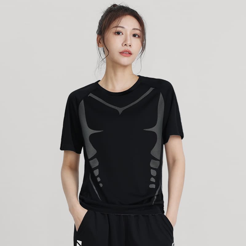 スポーツTシャツ レディース機能性スポーツ半袖シャツ
