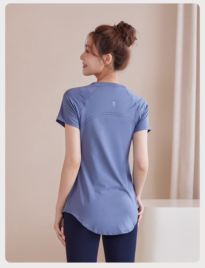 スポーツTシャツ レディース スポーツ Tシャツ 吸汗速乾 美シルエット