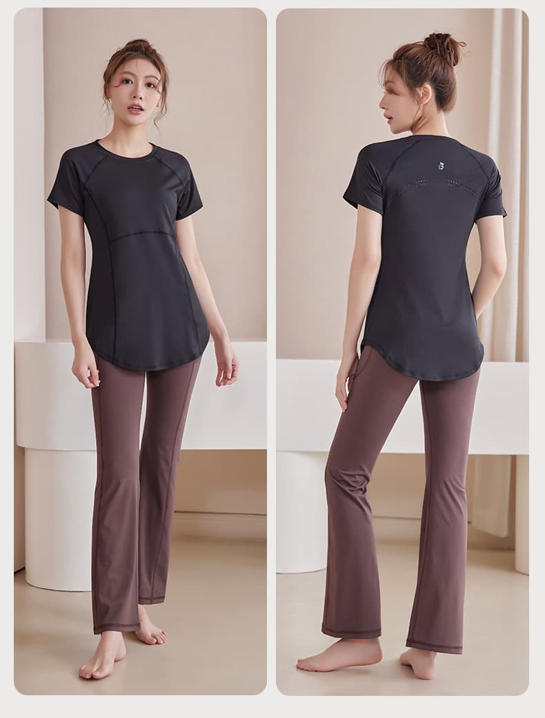 スポーツTシャツ レディース スポーツ Tシャツ 吸汗速乾 美シルエット