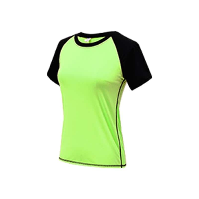 スポーツTシャツ 女性用機能性運動シャツ　吸汗速乾スポーツ