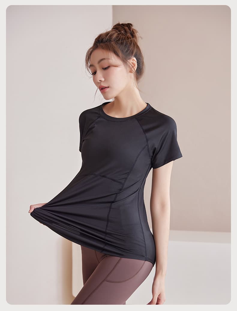 スポーツTシャツ レディース スポーツ Tシャツ 吸汗速乾 美シルエット