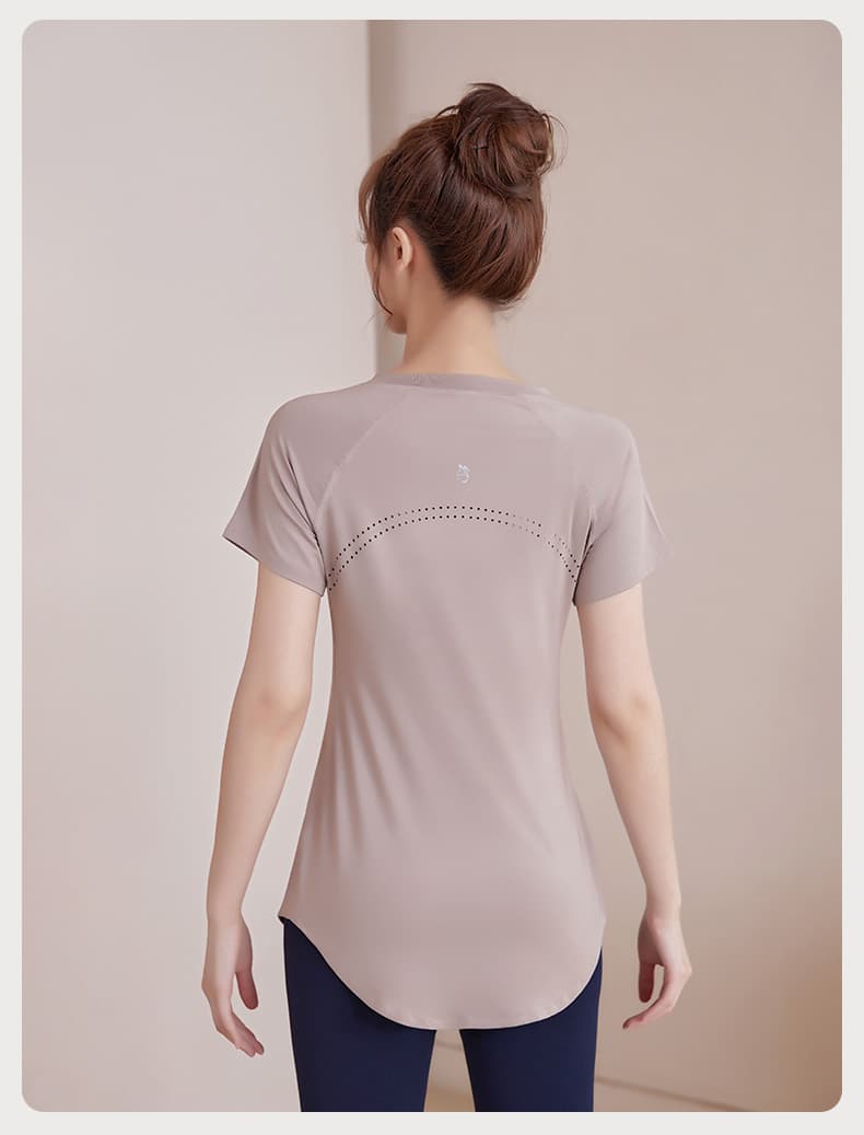 スポーツTシャツ レディース スポーツ Tシャツ 吸汗速乾 美シルエット