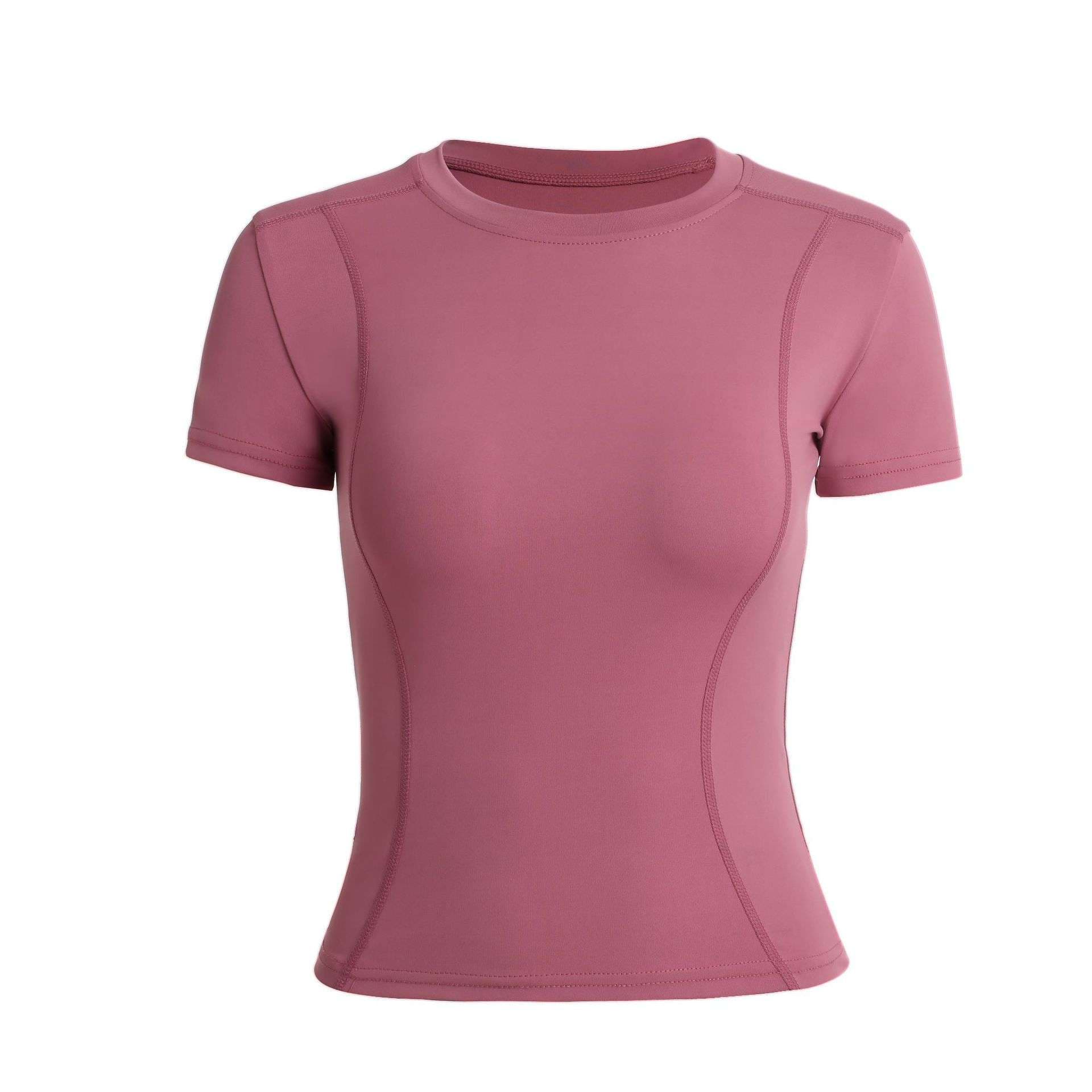 スポーツTシャツ レディース半袖スポーツシャツ 体型フィットタイプ ランニング