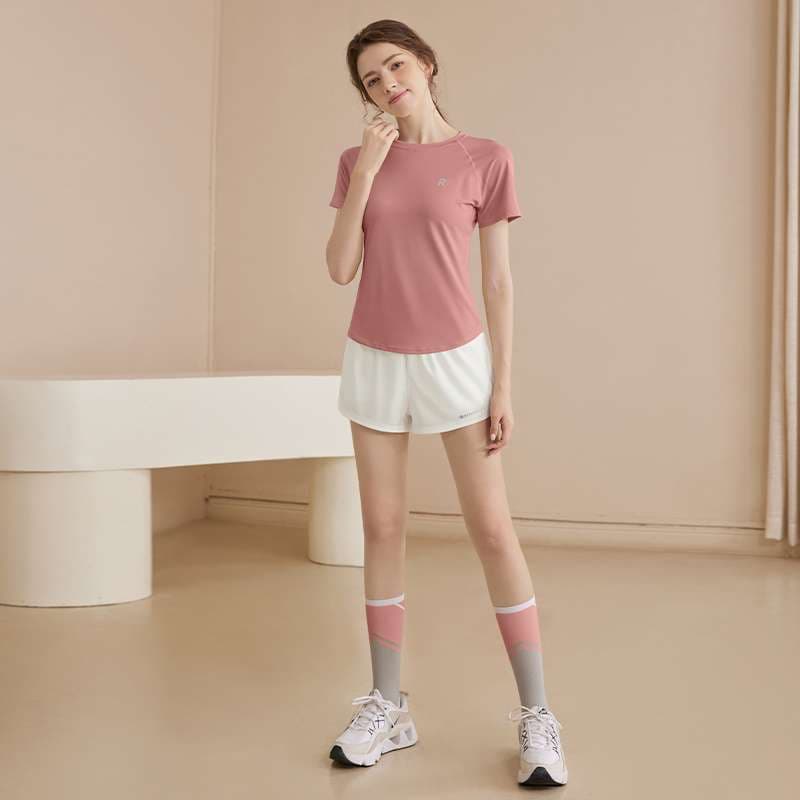 スポーツTシャツ レディース機能性スポーツ半袖シャツ バドミントン