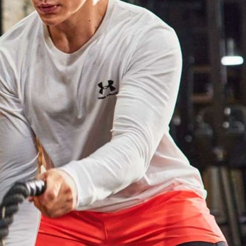 スポーツTシャツ 男性用運動長袖着衣 走行訓練専用運動着