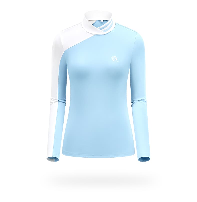 スポーツTシャツ ゴルフ モダンバイカラーゴルフ長袖ウェア