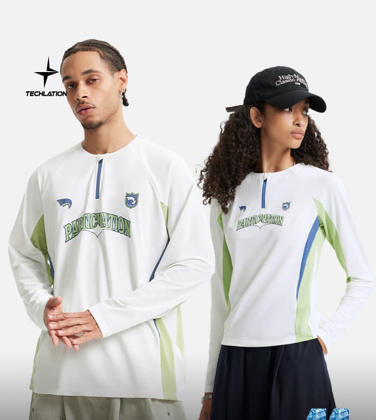 スポーツTシャツ 男女兼用冷感長袖スポーツシャツ全２色