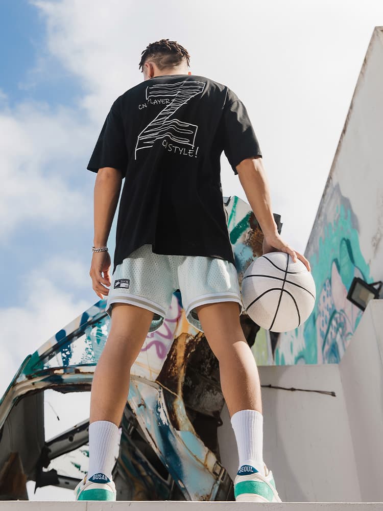 スポーツTシャツ バスケ バスケット選手風デザインティー