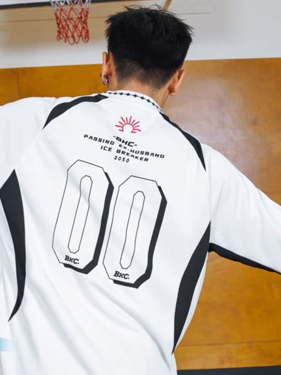 スポーツTシャツ バスケ 氷上の勇士プロプレイヤー長袖シャツ