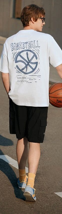 スポーツTシャツ バスケ ストリートバスケ快適ティー