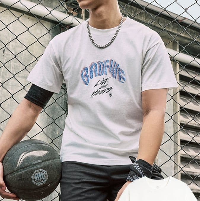 スポーツTシャツ バスケ ストリートコート透気快適Tシャツ
