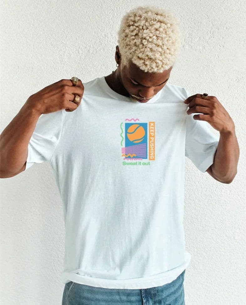 スポーツTシャツ バスケ 情熱コートバスケットプレイヤー