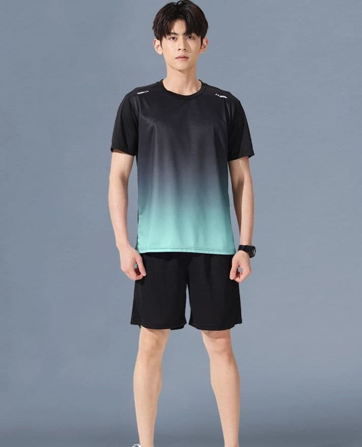 スポーツTシャツ サッカー グラデーションピッチ快適ウェア