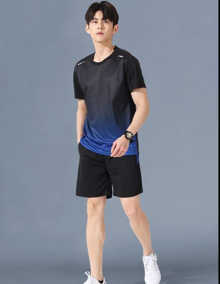 スポーツTシャツ サッカー グラデーションピッチ快適ウェア