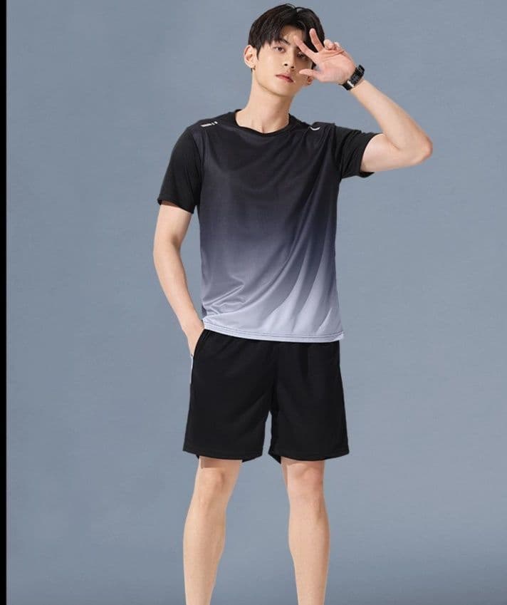 スポーツTシャツ サッカー グラデーションピッチ快適ウェア