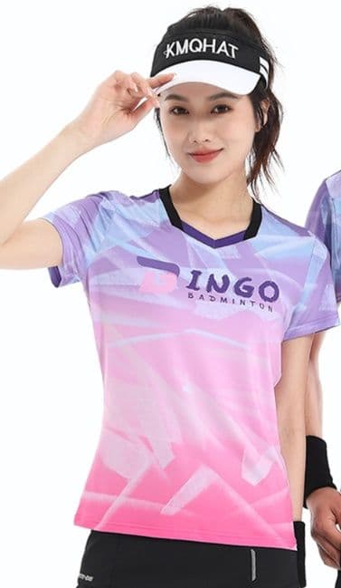 スポーツTシャツ バレーボール 幾何学模様スポーツウェア