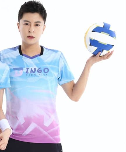 スポーツTシャツ バレーボール 幾何学模様スポーツウェア