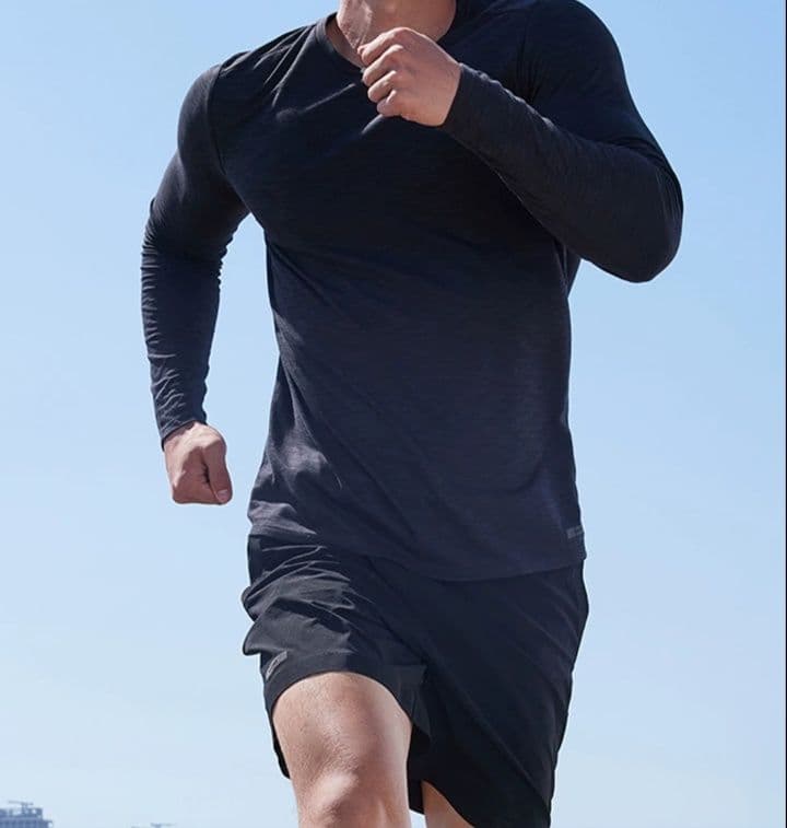 スポーツTシャツ 登山 山岳フリーダム ストレッチ長袖