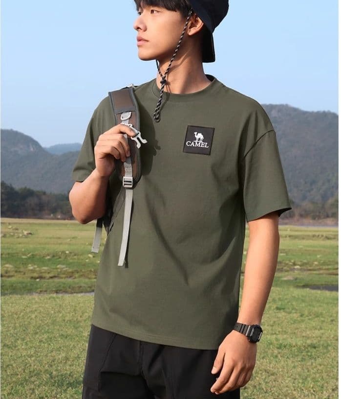 スポーツTシャツ 登山 山路をゆく 快適トレッキングシャツ