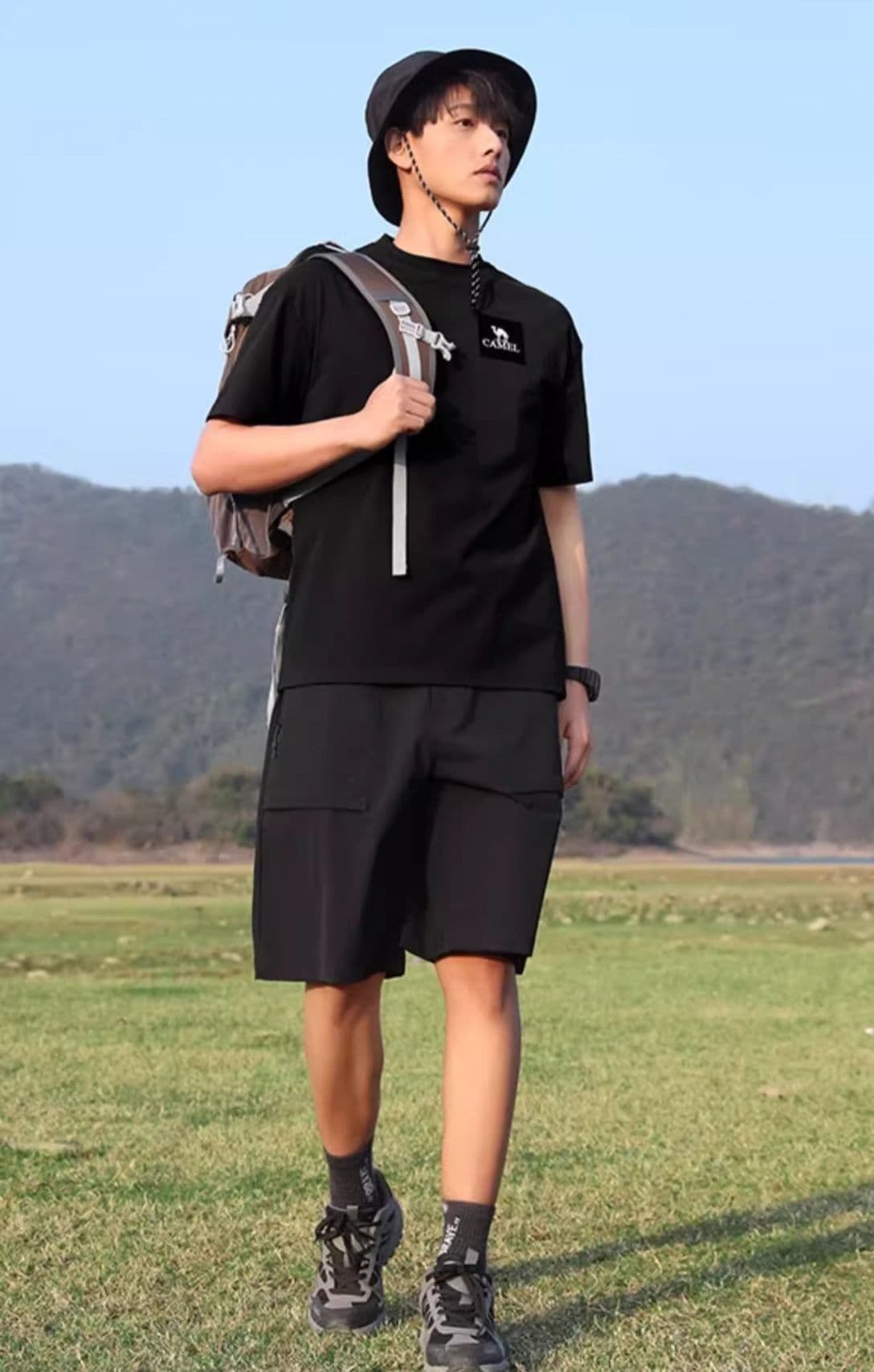 スポーツTシャツ 登山 山路をゆく 快適トレッキングシャツ