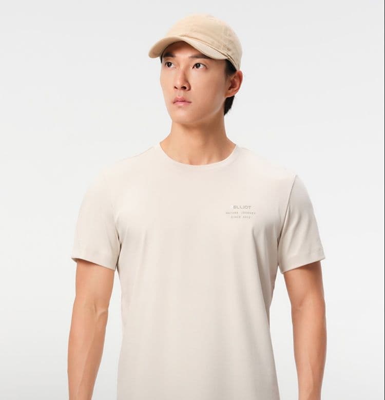 スポーツTシャツ 登山 山頂からの風 シンプル登山着