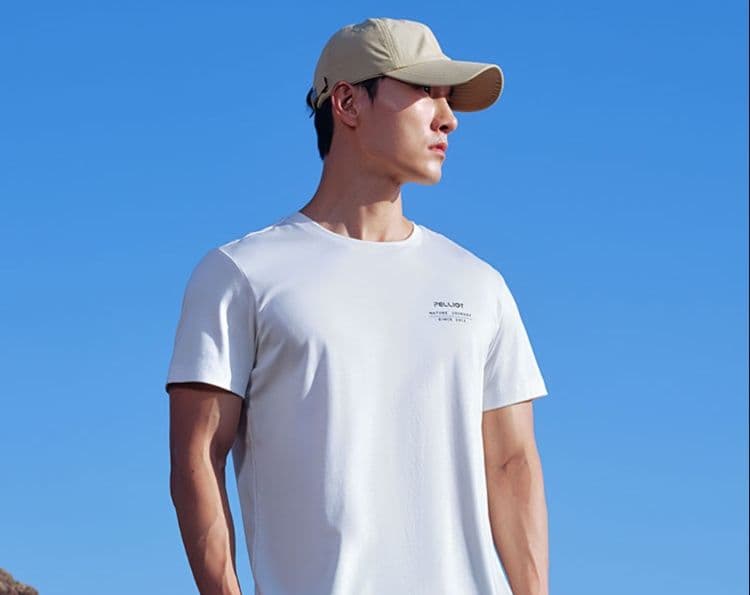 スポーツTシャツ 登山 山頂からの風 シンプル登山着