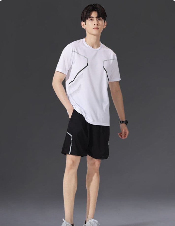 スポーツTシャツ バトミントン 四方伸縮バドミントンウェア
