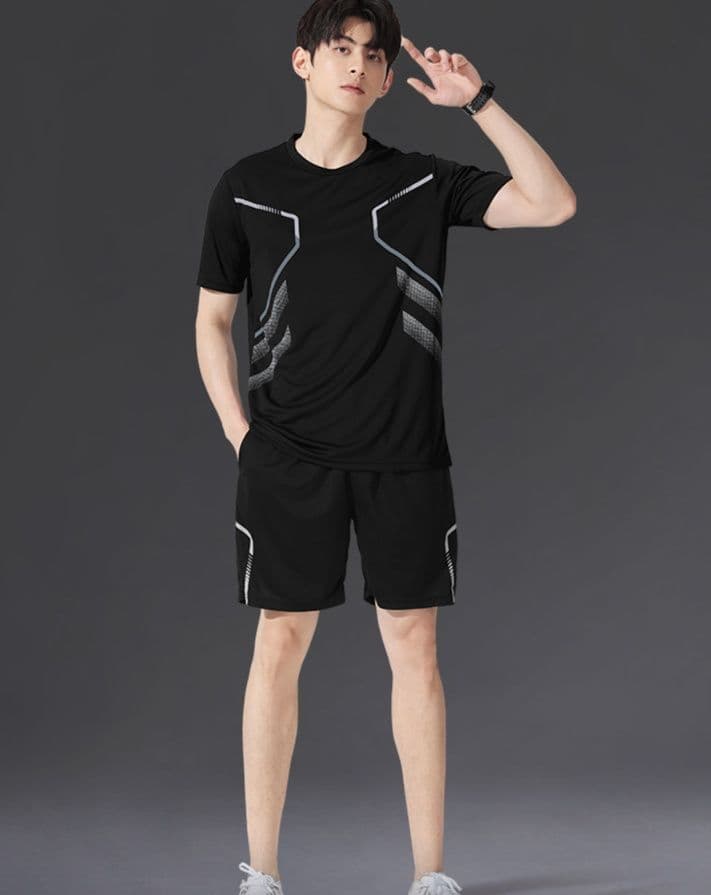 スポーツTシャツ バトミントン 四方伸縮バドミントンウェア