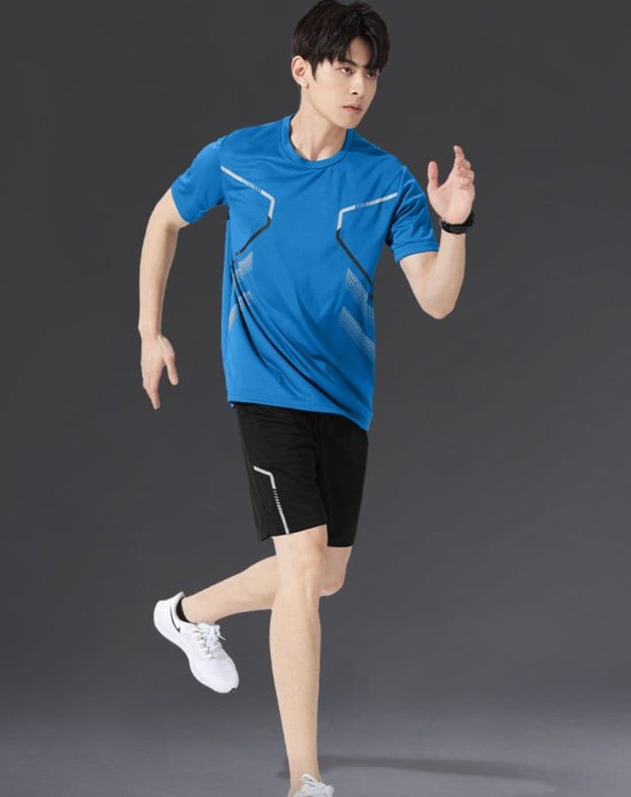 スポーツTシャツ バトミントン 四方伸縮バドミントンウェア