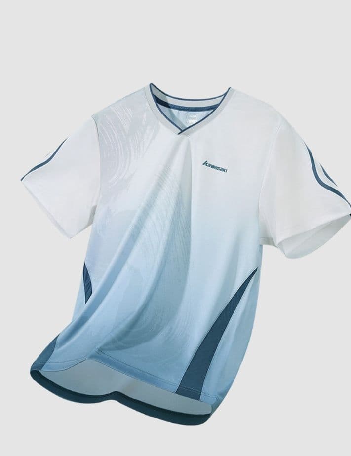 スポーツTシャツ バトミントン 羽舞ドリーム グラデーション