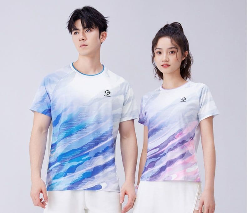スポーツTシャツ バトミントン 波動クールウェア バドミントン