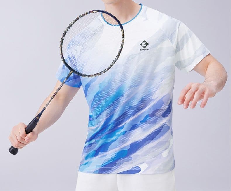 スポーツTシャツ バトミントン 波動クールウェア バドミントン