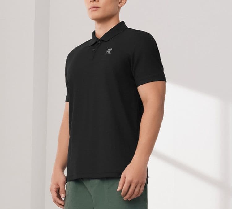スポーツTシャツ ランニング さらり快適ポロシャツ