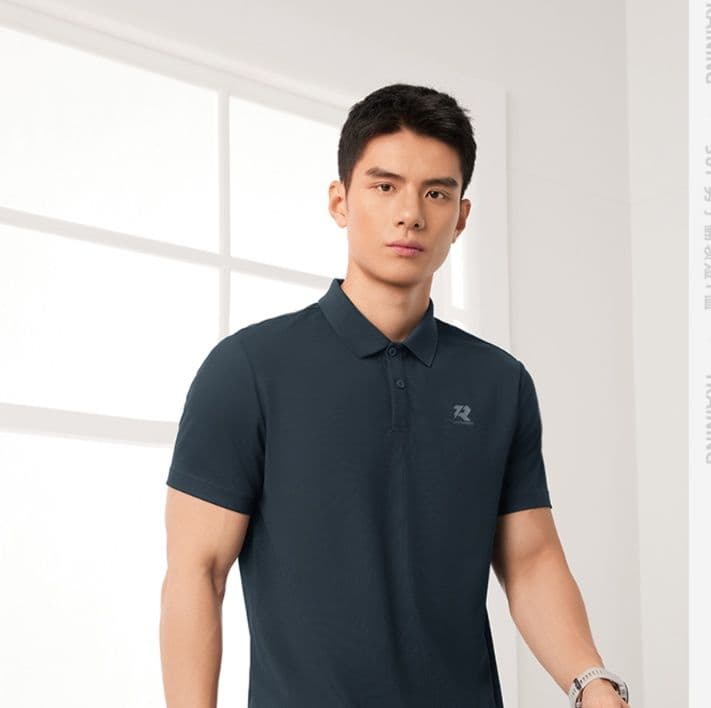 スポーツTシャツ ランニング さらり快適ポロシャツ