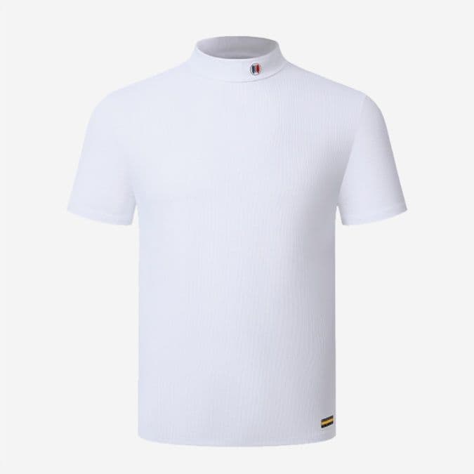 スポーツTシャツ ゴルフ 夏季爽快立領ゴルフシャツ