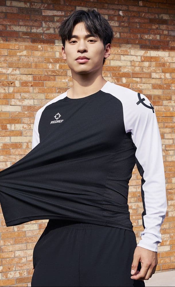スポーツTシャツ バスケ 高弾性バスケットボール長袖ウェア