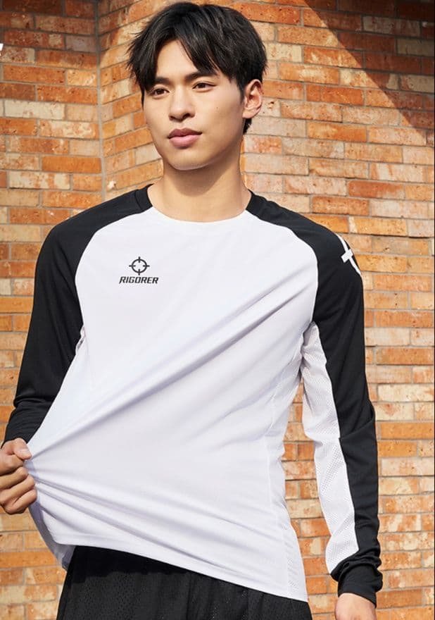 スポーツTシャツ バスケ 高弾性バスケットボール長袖ウェア