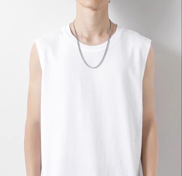 スポーツTシャツ バスケ シンプル無地ノースリーブシャツ
