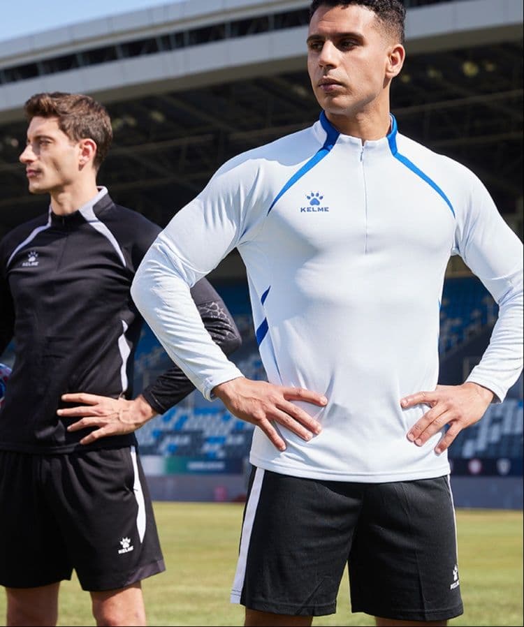スポーツTシャツ サッカー 半拉鍵プロフェッショナル訓練服