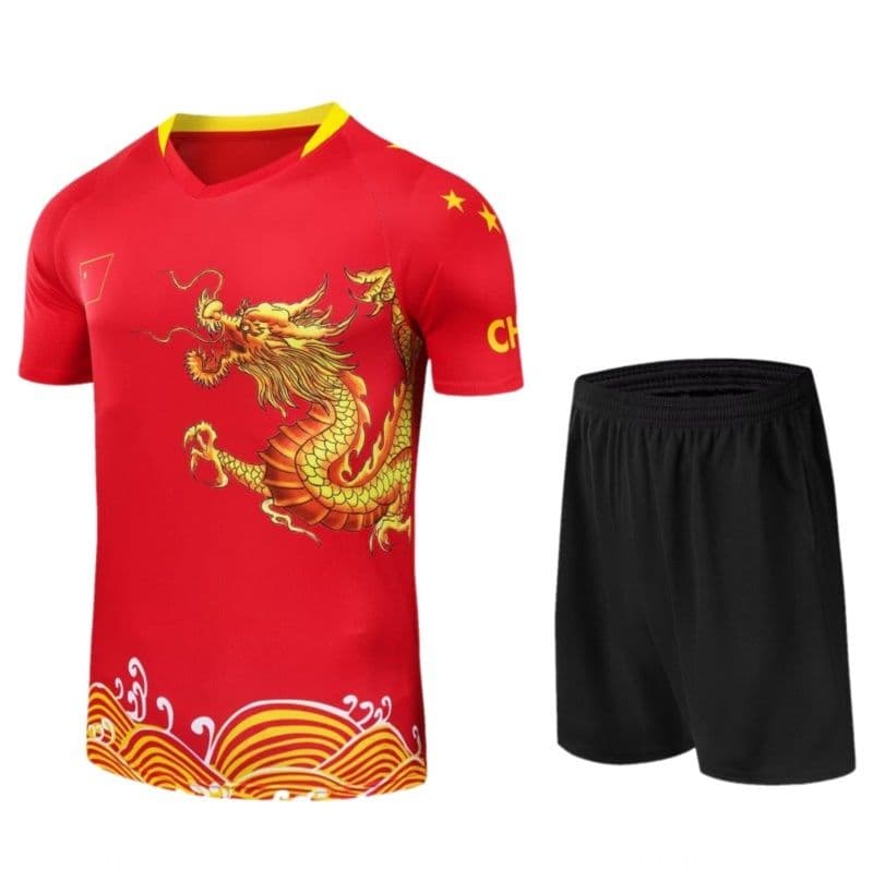 スポーツTシャツ 伝統龍柄サッカーユニフォーム