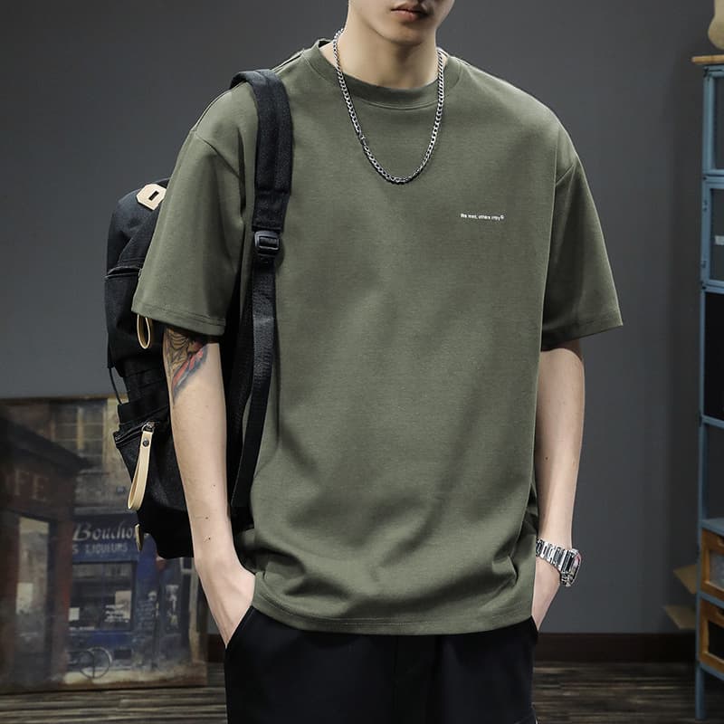 スポーツTシャツ メンズ スポーツ半袖ランニングシャツ ゆったりシンプル 全4色