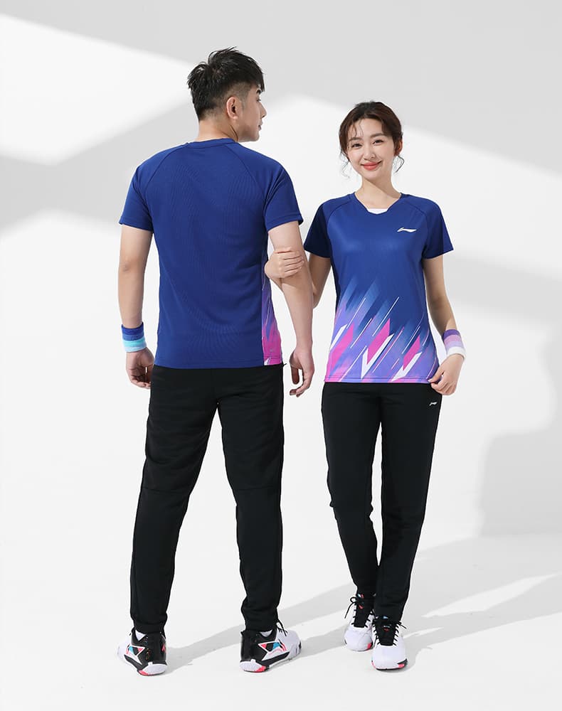 スポーツTシャツ バトミントン 瞬速ストローク 速乾バドミントンウェア