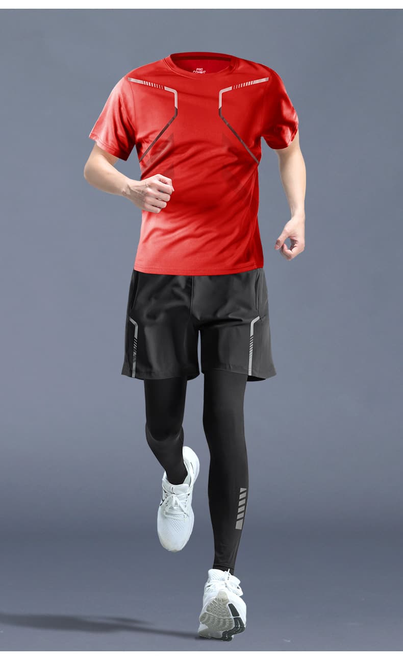 スポーツTシャツ ランニング 瞬速ライン 高機能ランニングシャツ