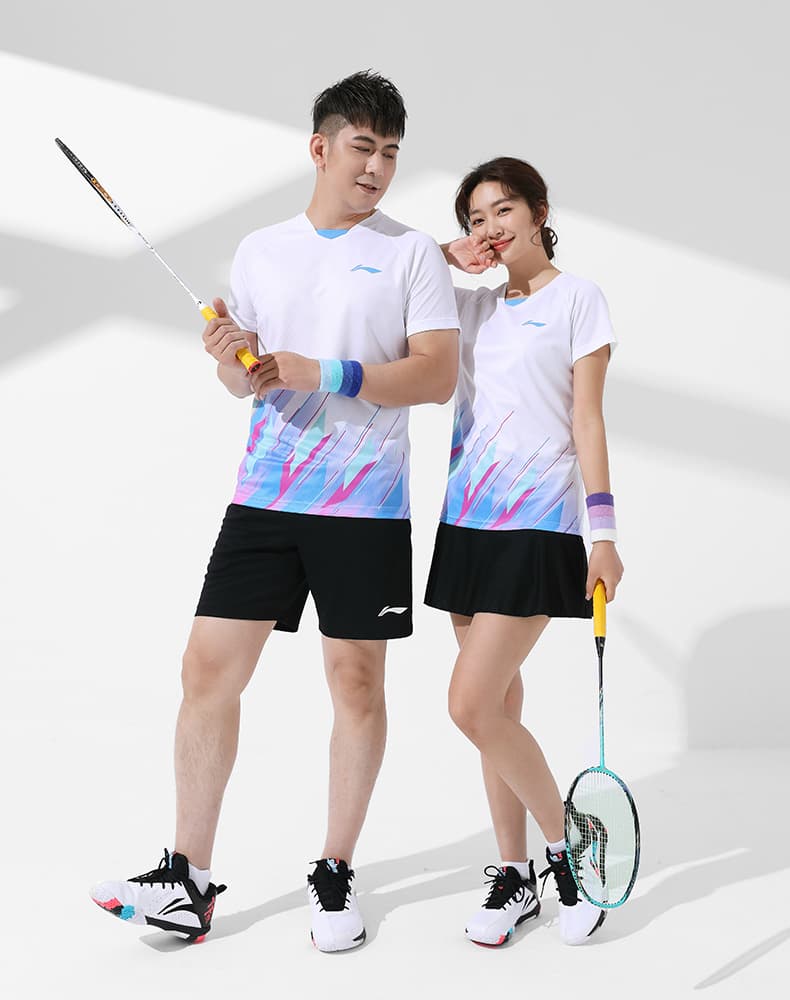 スポーツTシャツ バトミントン 瞬速ストローク 速乾バドミントンウェア