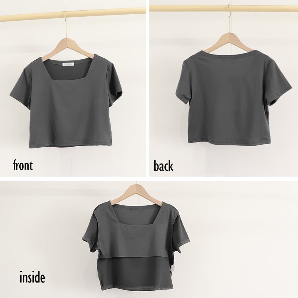 スポーツTシャツ スポーツ対応ショート丈半袖ティーシャツ レディース