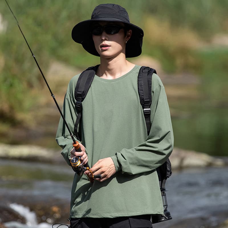 スポーツTシャツ 爽快登山ドライ長袖ウェア