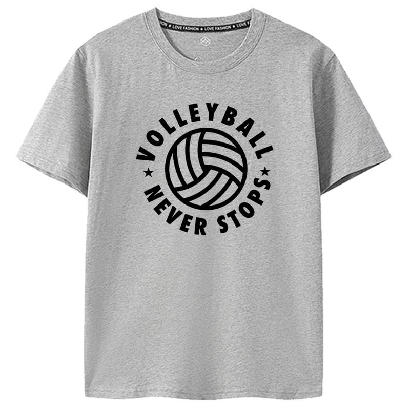 スポーツTシャツ バレーボール 常勝バレーボール円形ロゴTシャツ