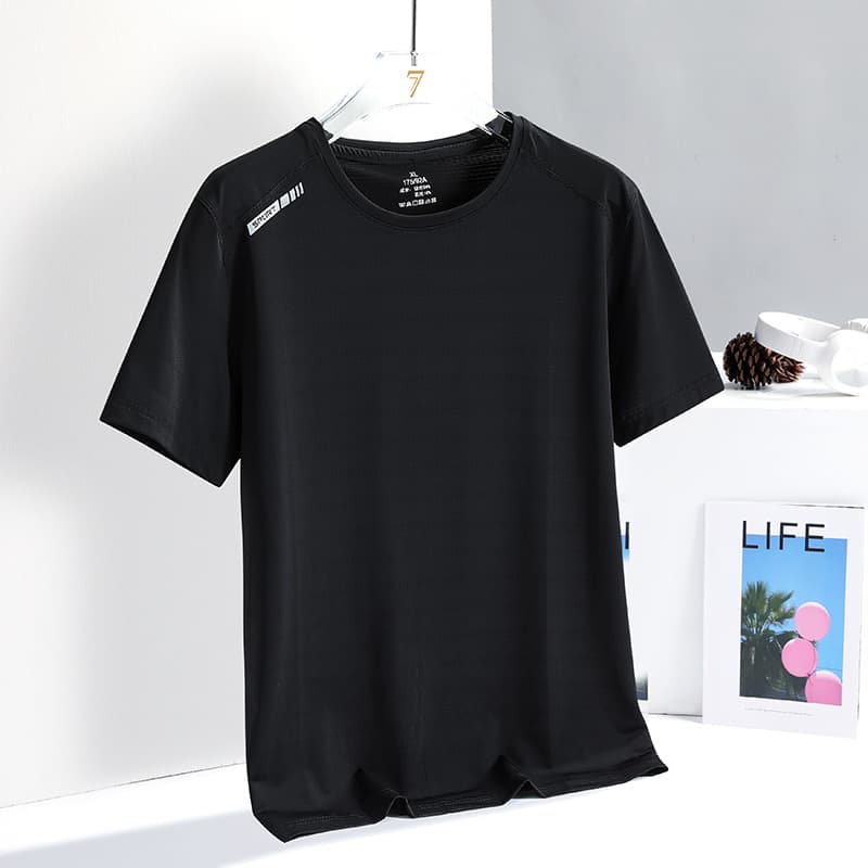 スポーツTシャツ さらり快適ランニング半袖シャツ