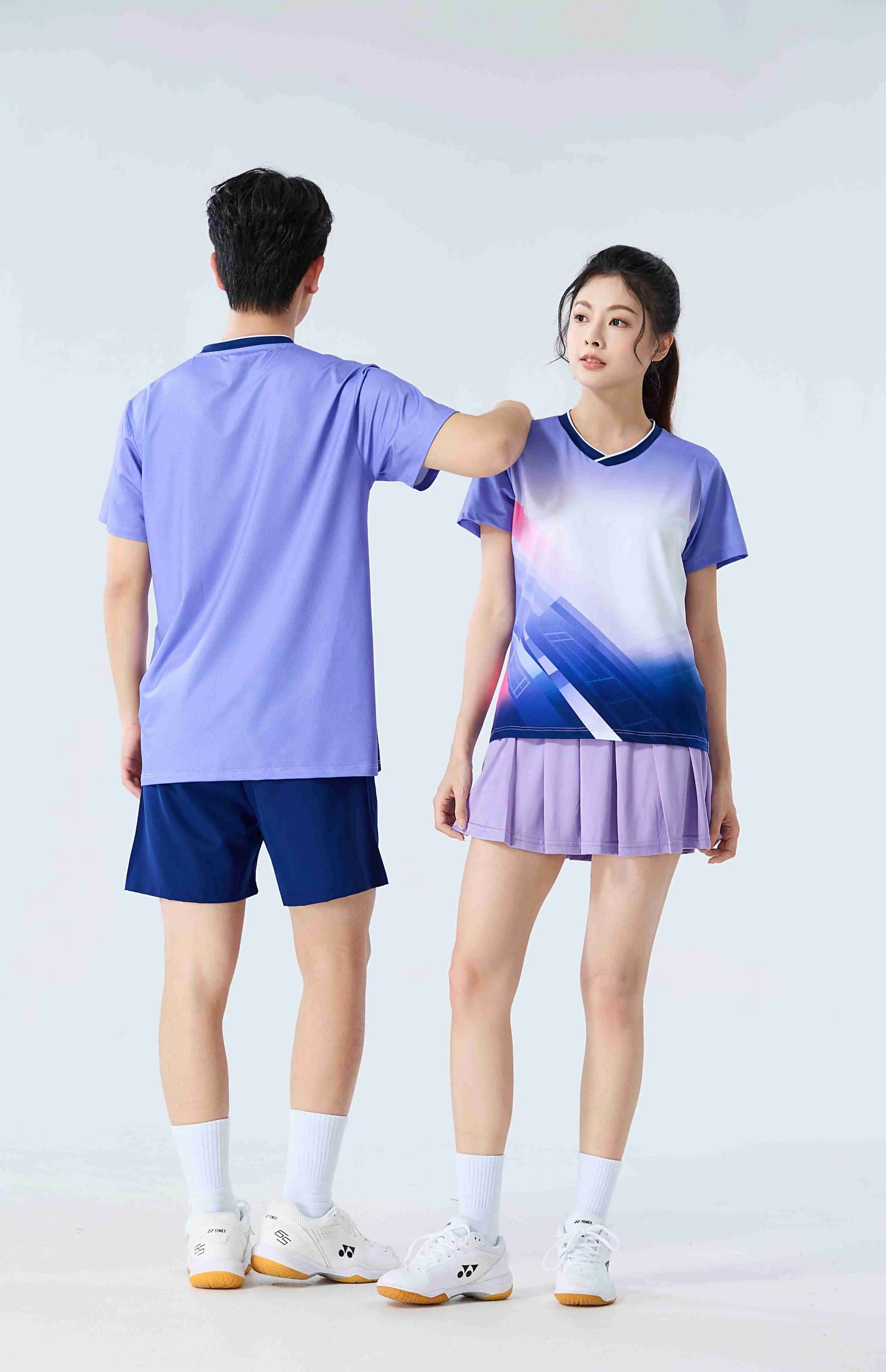 スポーツTシャツ 光速スマッシュ バドミントンウェア